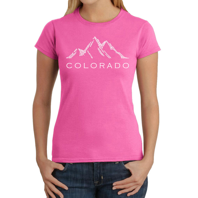 Camiseta Word Art Para Mujer - Pueblos de Ski d... image number null