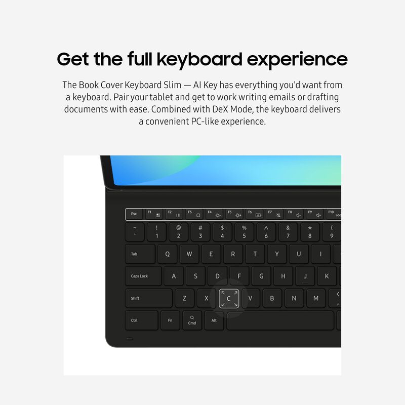 Funda Tipo Libro Con Teclado Para Tablet Samsun... image number null