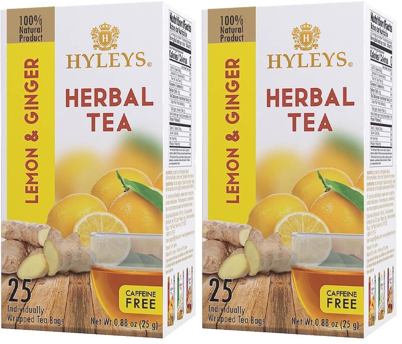 T&eacute; Hyleys Lim&oacute;n Y Jengibre 25 Bolsas (paquete D... image number null