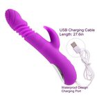 Vibrador Lick Tuti 7 Vibraciones Calefacci&oacute;n Morado