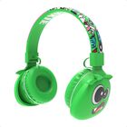 TECHZONE Auriculares Bluetooth Inalámbricos Plegables con Control de Volumen, Compatibles con Celulares, PC y Tabletas (Verde)