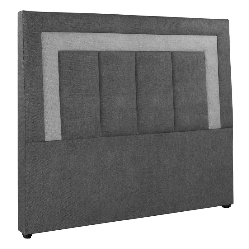 Cabecera Queen Size Dicasa Bora Gris Rivoli image number null