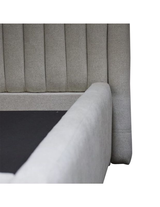 Cama Matrimonial Diana Gris, Tapizado &Aacute;msterdam... image number null