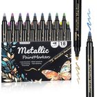 Plumas De Pintura Queenbang 18 Colores Glitter Acr&iacute;lico