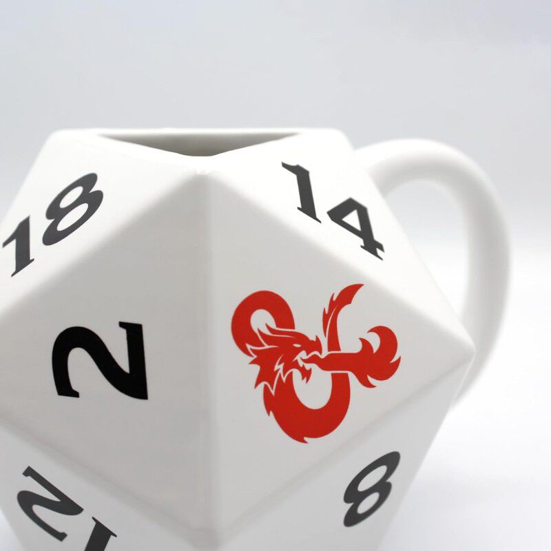 Taza 3D Dado Dungeons & Dragons Dragones & Mazm... image number null