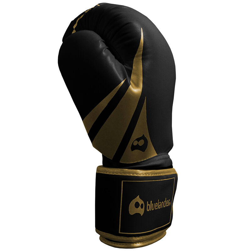 Guantes de Box 16 oz Negro con Dorado + Protect... image number null