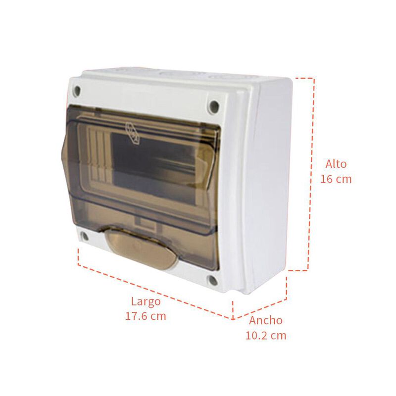 Centro de carga policarbonato 6-8 ventanas image number null