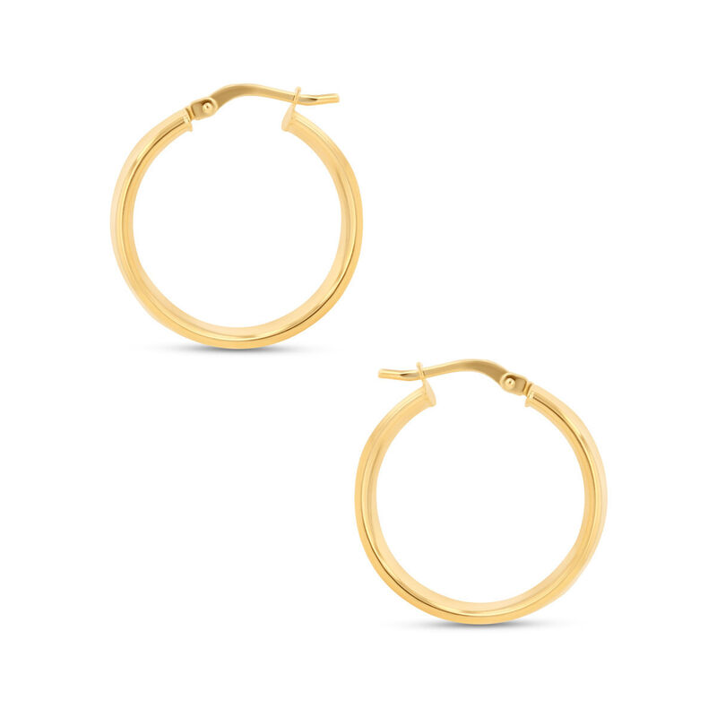 Arracadas De Oro Amarillo 14k (18mm Aprox) image number null