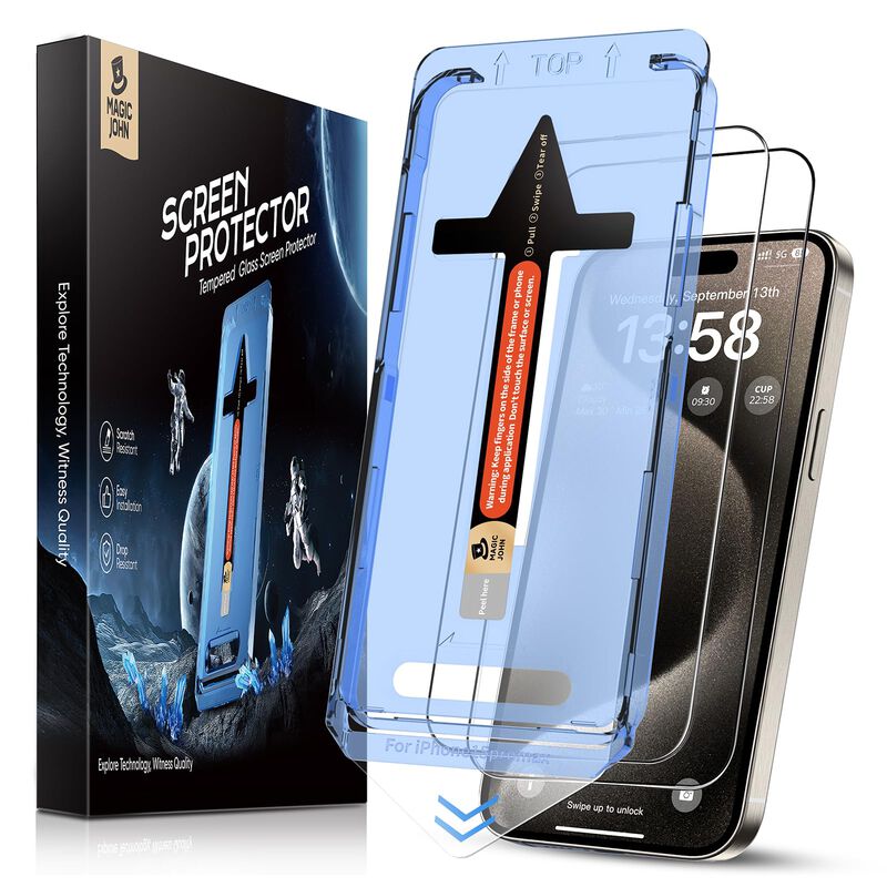 Protector De Pantalla Magic John Para Iphone 15... image number null
