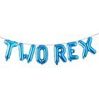 Globo Ruiansi 41 cm Decoraci&oacute;n De Letras "two Rex" Para Fiesta