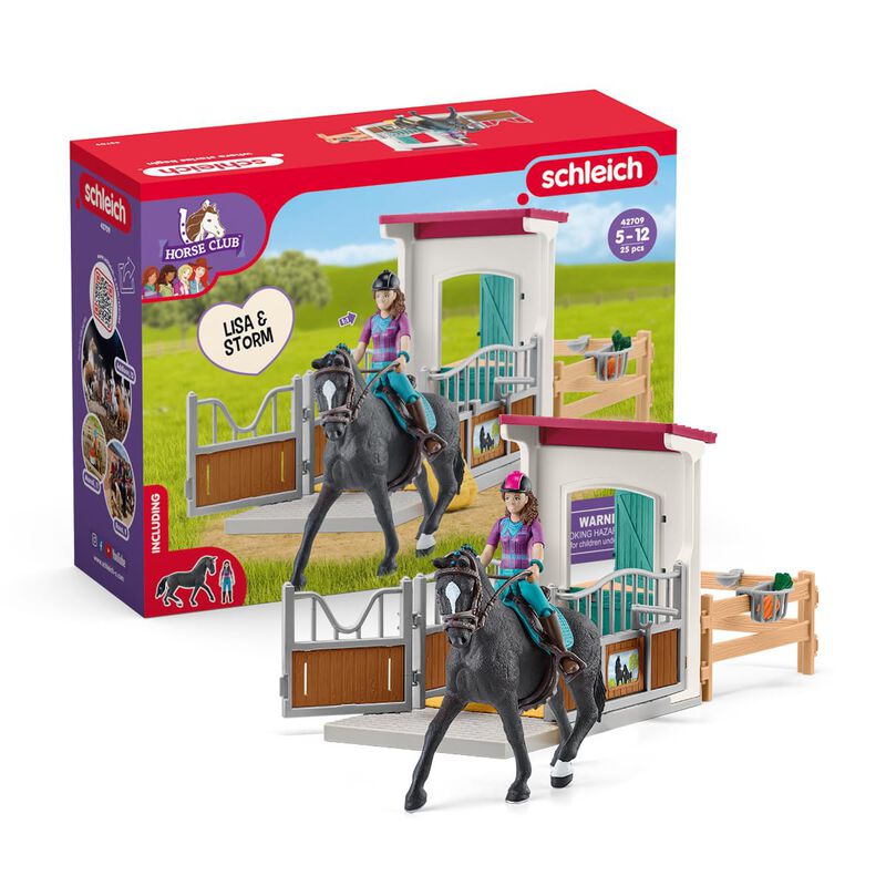 Set Schleich Horse Box Con Lisa Y Storm Horse C... image number null
