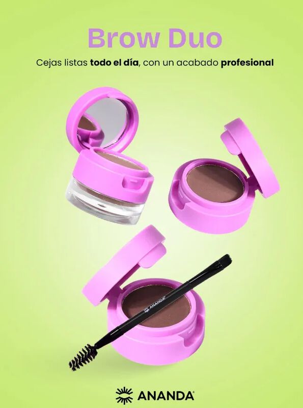 Ananda Pomada Duo para Cejas Cafe Oscuro image number null