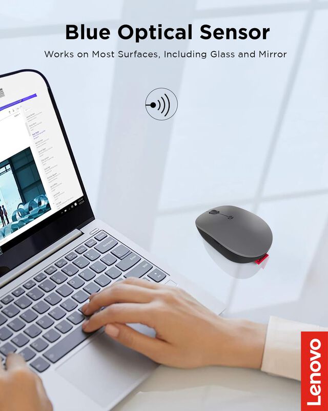 Rat&oacute;n Inal&aacute;mbrico Lenovo Go Usb-c Essential Gy5... image number null