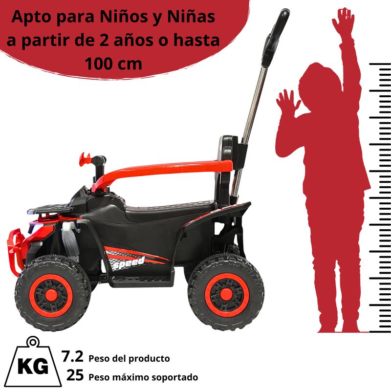 Montable Electrico para Ni&ntilde;os H&iacute;brido 4x4 con B... image number null