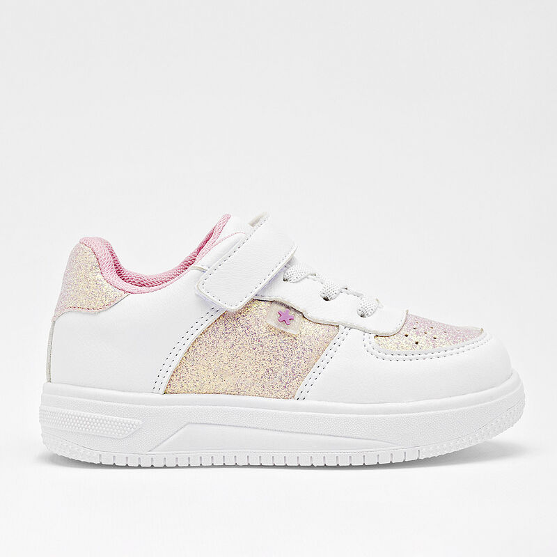 Moramora tenis para BEB&Eacute; blanco rosa cod 140662... image number null