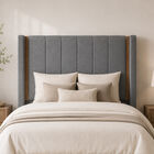 Cabecera Queen Size Dicasa Linz Gris Oscuro