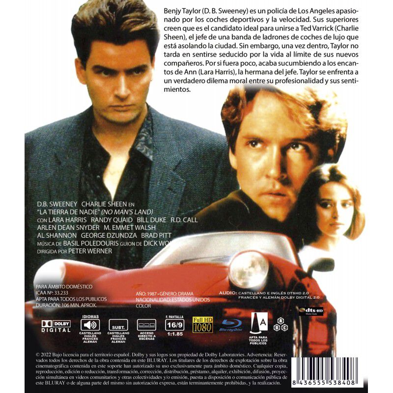La Tierra De Nadie [blu-ray] (1987) No Man's La... image number null