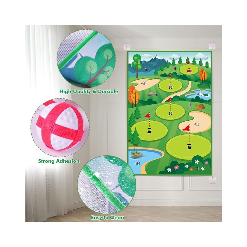 Mini Set De Golf Para Ni&ntilde;os Con Tapete 120&times;178 ... image number null