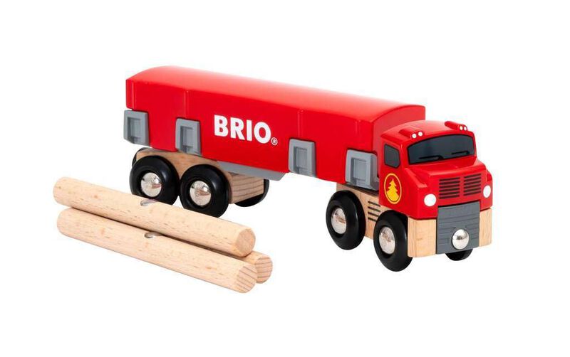 Juego De Trenes De Juguete De Madera Brio World... image number null
