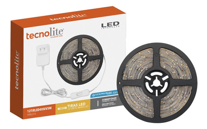 Tira Led 5 Metros De Longitud 12w Luz Blanca In... image number null