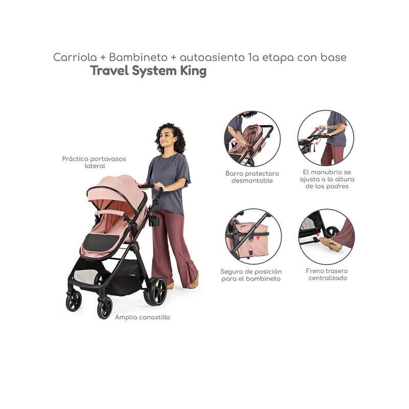 Travel System 3en1 D'beb&eacute; King Con Bambineto Au... image number null