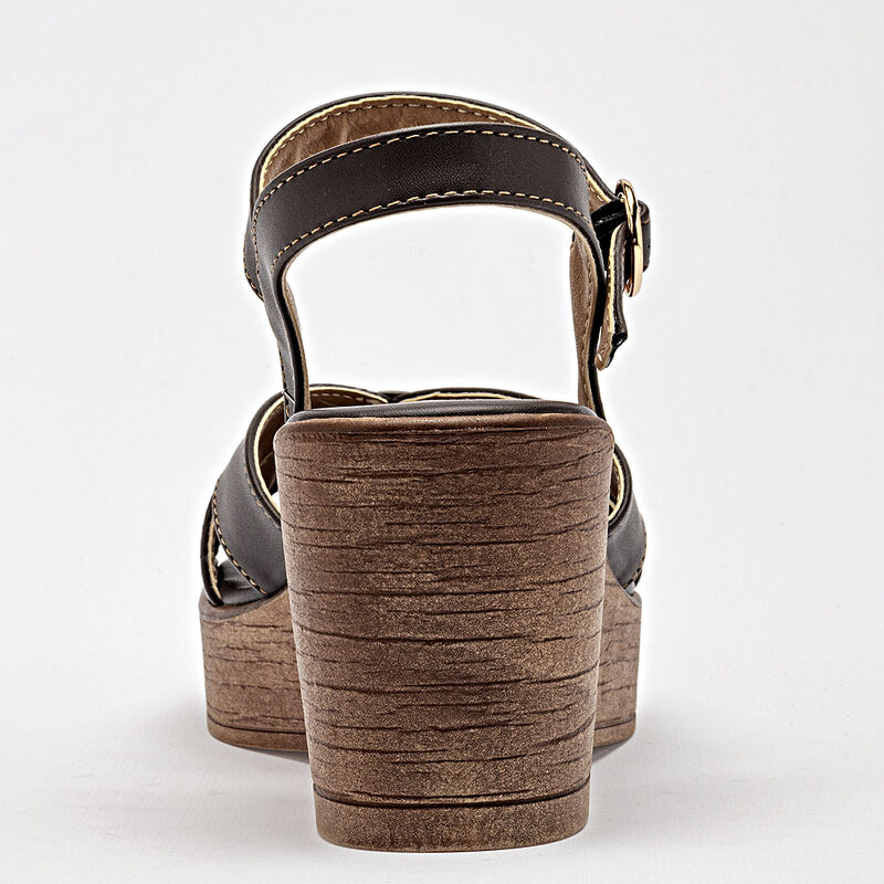 Been Class sandalia plataforma para mujer caf&eacute; ... image number null