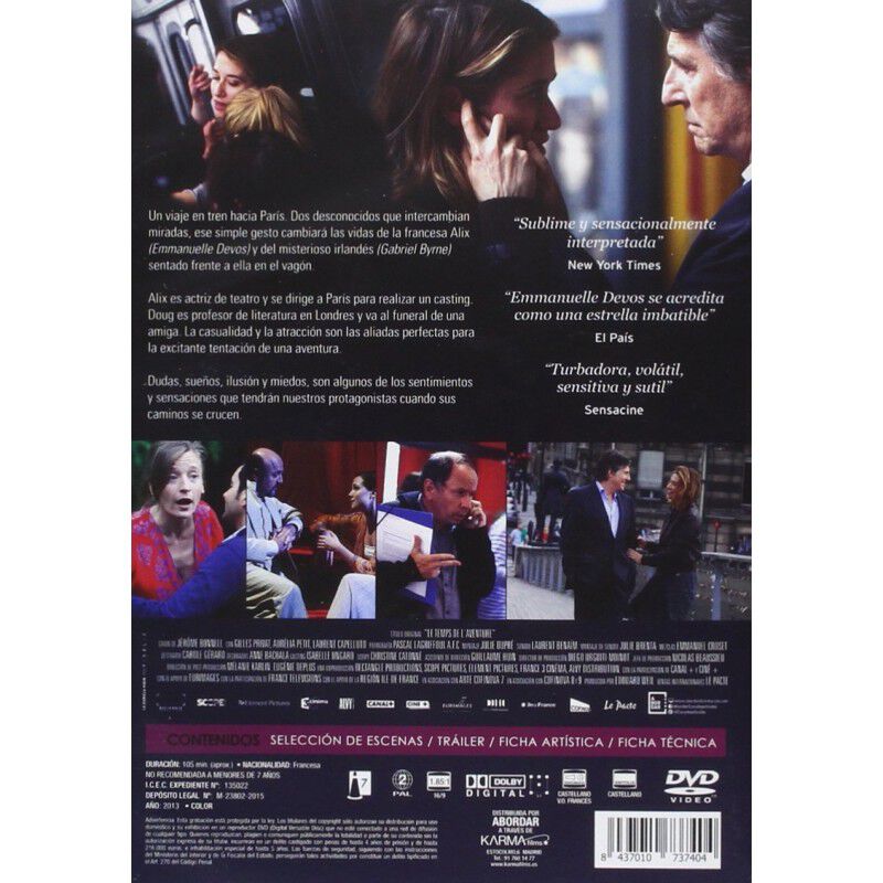 El Tiempo De Los Amantes [DVD] (2013) Le temps ... image number null