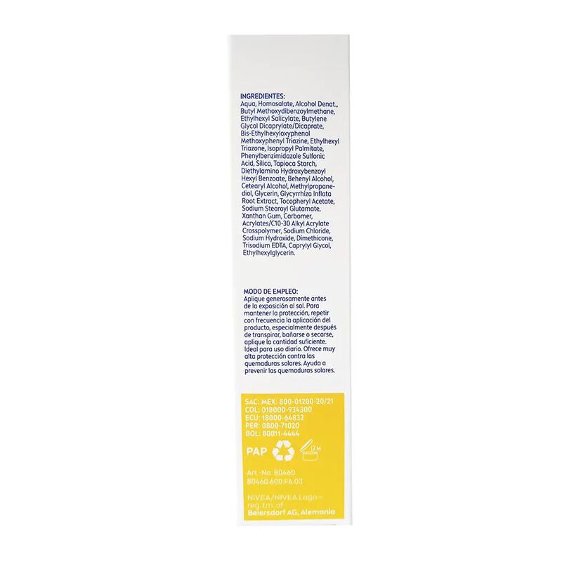 Nivea Sun Protector Solar Facial - 50 Mililitro... image number null
