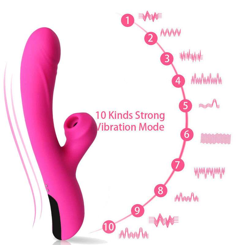 Vibrador con Succi&oacute;n Dual Pleasure Tuti 10V 3Sc... image number null