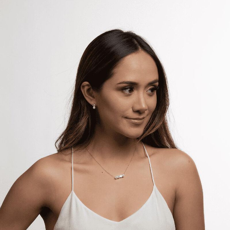 Joyer&iacute;a Mujer Oro 18k Fina, Set Collar Aretes P... image number null