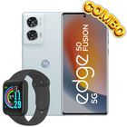 Combo Moto Edge 50 Fusion 5G Dual 256GB/8RAM Azul Más Smart Watch