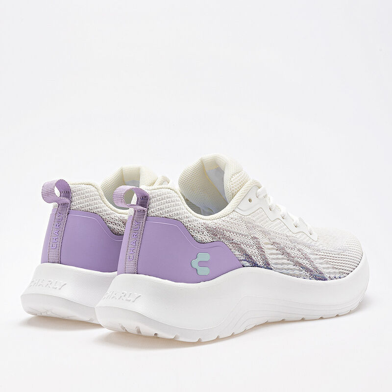 Charly Tenis deportivo para mujer blanco lila, ... image number null