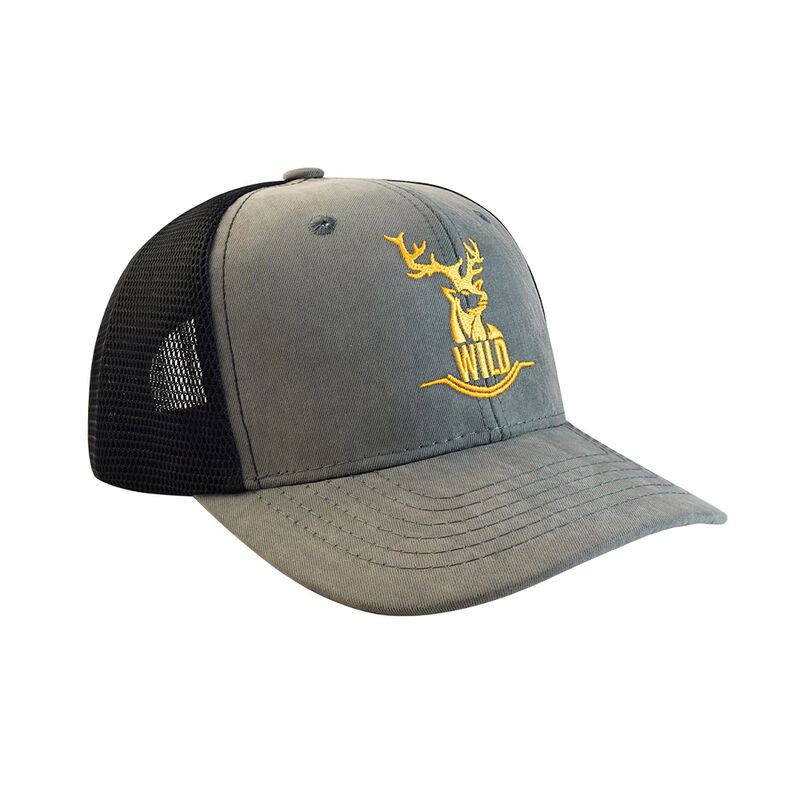 Gorra Wild Snapback Poli&eacute;ster Algod&oacute;n Gris Negr... image number null