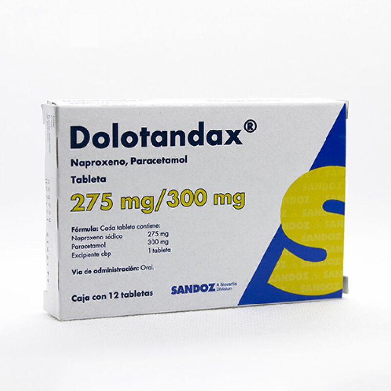 Dolo-tandax 275/300 Mg 12 Tableta(s) image number null