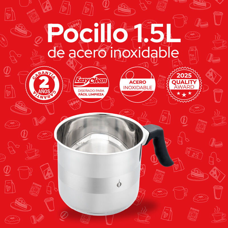 Cookit Pocillo De Acero Inoxidable 1.5L Cmp015 image number null