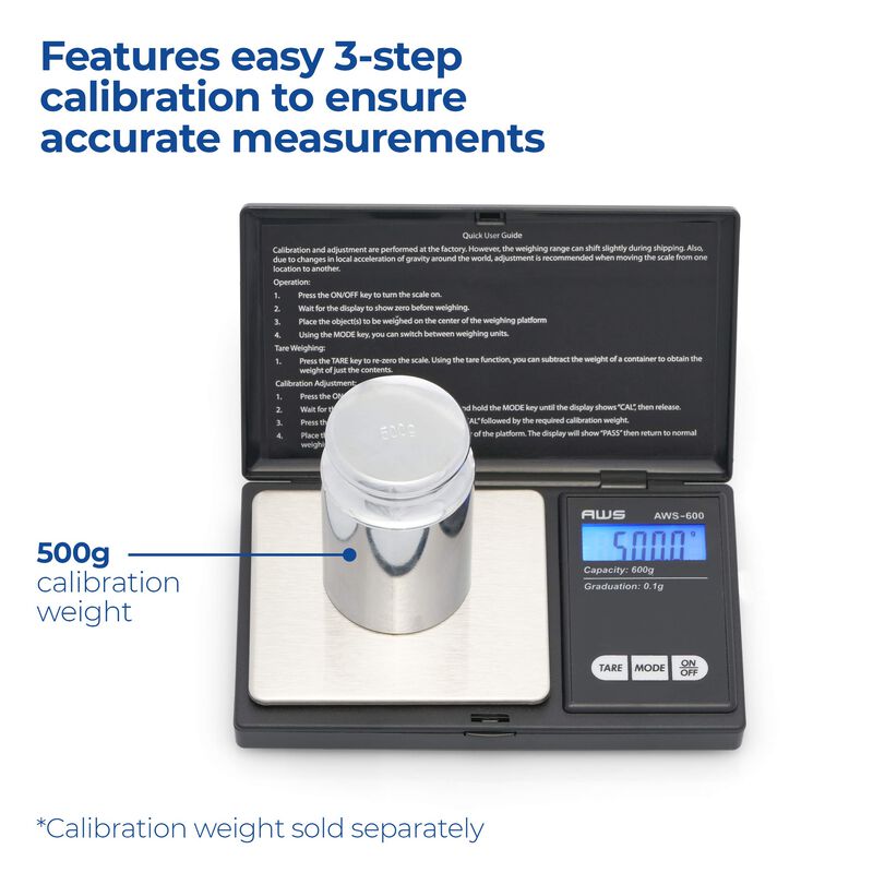B&aacute;scula De Bolsillo American Weigh Scales Aws-6... image number null