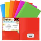 Carpetas De Pl&aacute;stico Glsgsb Pack De 6 (tama&ntilde;o Carta)