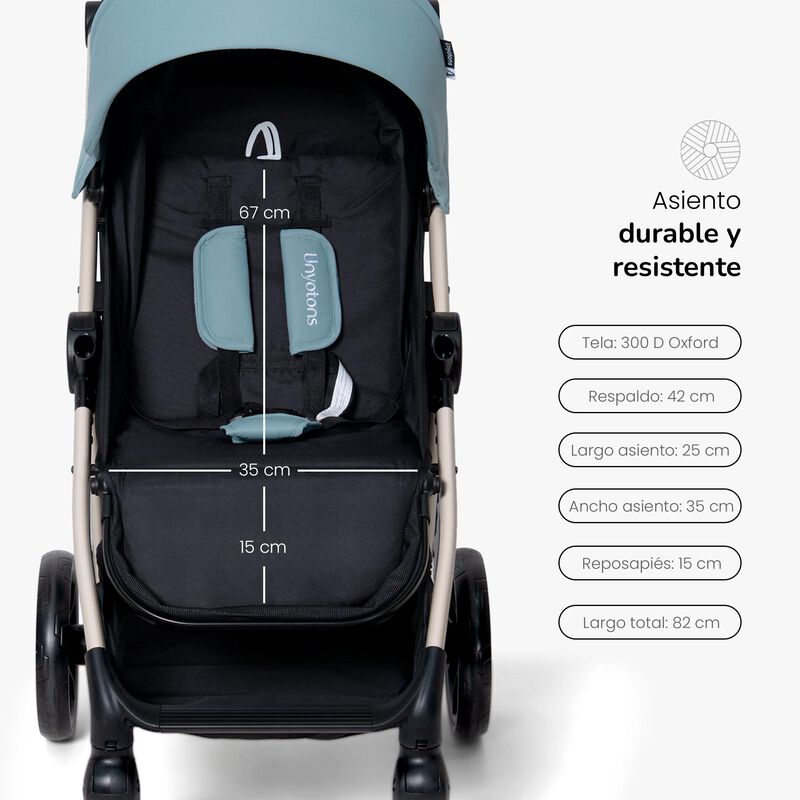 Carriola Compacta Unyotons K6 Azul Plegable image number null