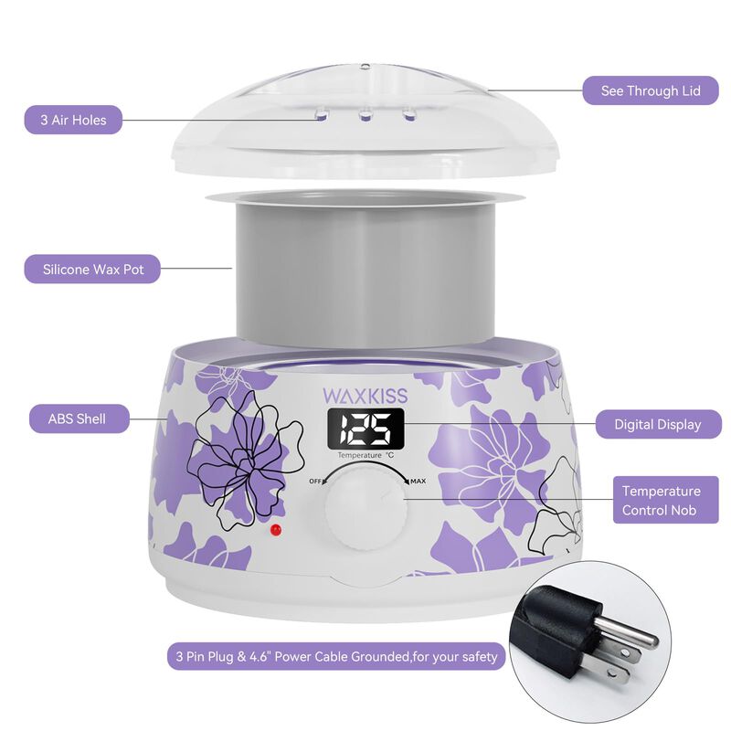 Calentador De Cera Waxkiss 400 ml Control Digit... image number null
