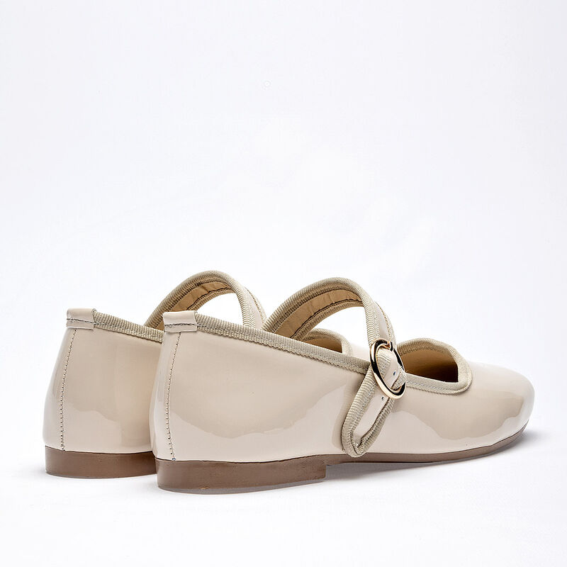 Been Class Balerina para mujer beige charol image number null