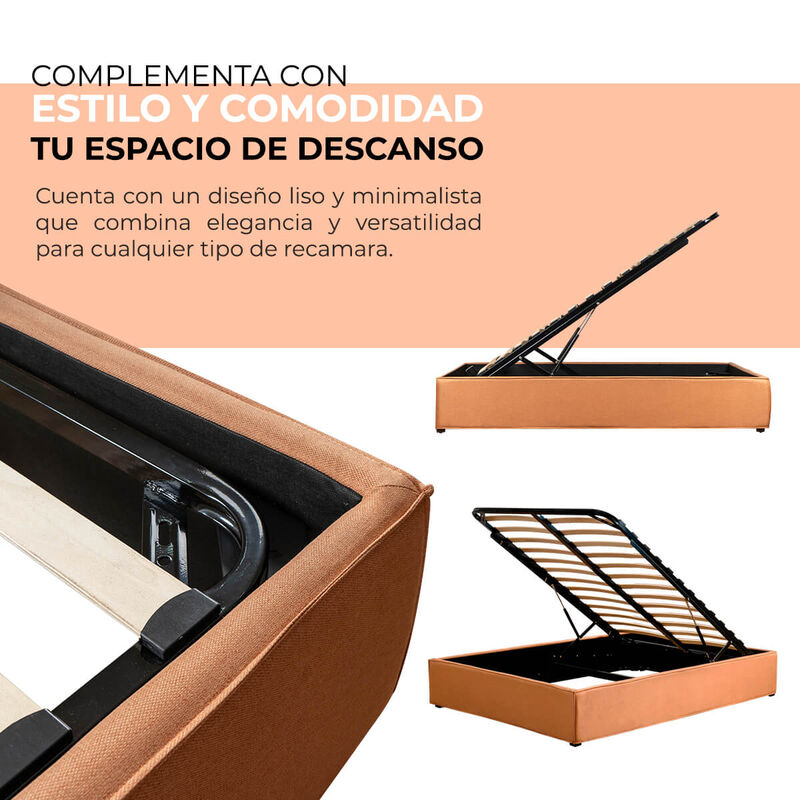 Base de Cama Queen Size Roomi Fredom image number null