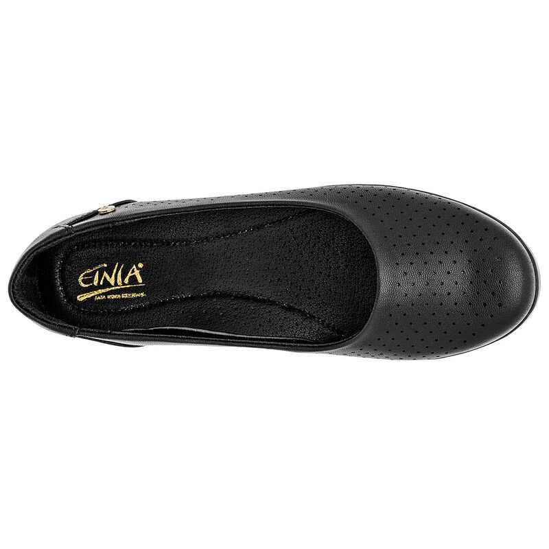 Etnia Zapato de horma c&oacute;moda para mujer negro image number null