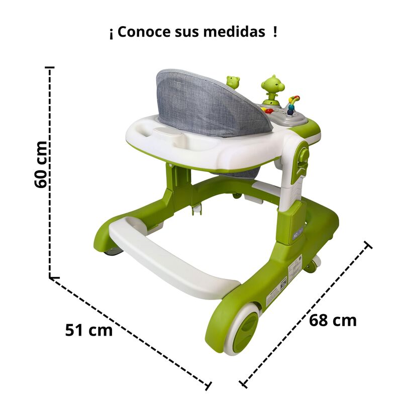 Andadera Infantil Con Asiento Acolchado, Centro... image number null