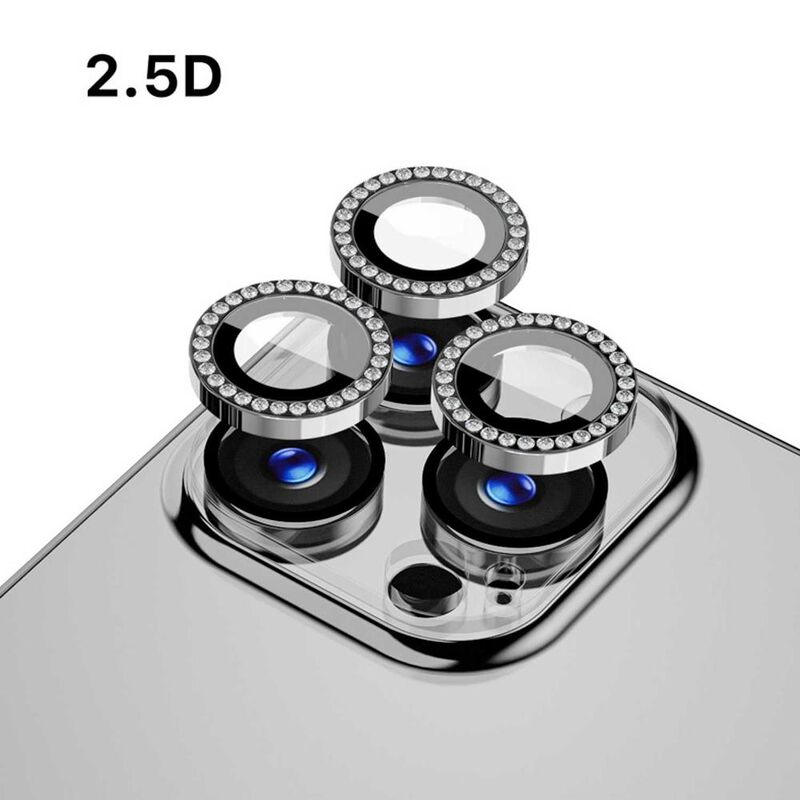 Mica Vidrio MYBAT GlamCam para iPhone 15 PRO y ... image number null