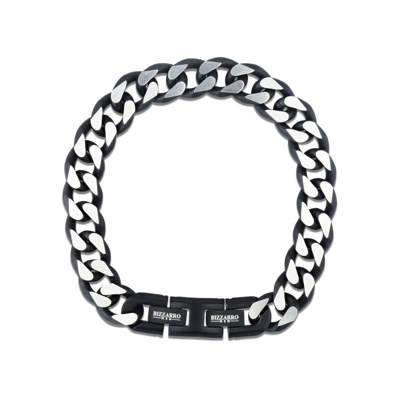 Pulsera De Acero En Color Negro Para Caballero image number null