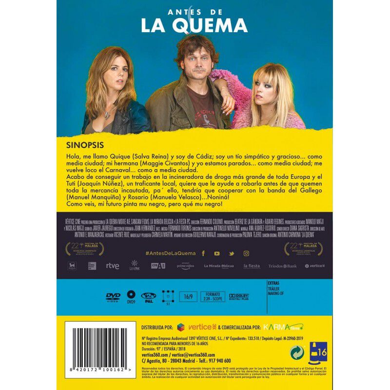 Antes De La Quema [DVD] image number null