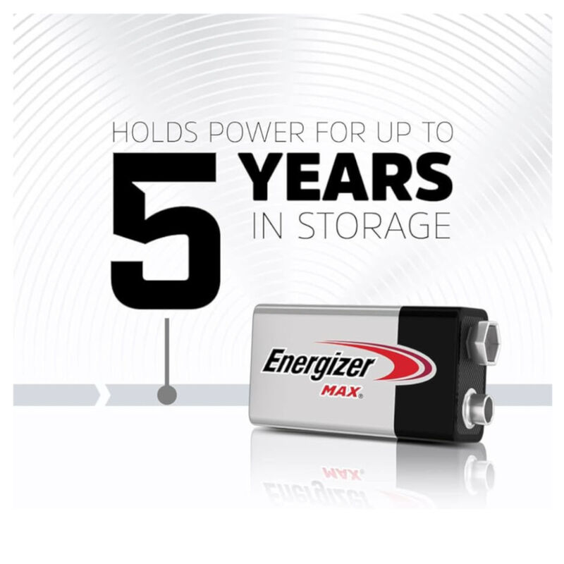 Pila Energizer Max Alcalina de 9 Volts 522 BP1... image number null
