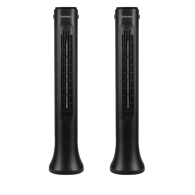 2 Ventiladores Torre Daewoo 36 Pulgadas Negro D... image number null