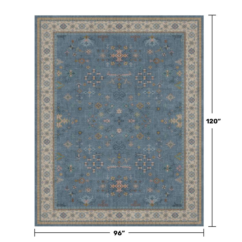 Alfombra Hazo Haus 244x152 Cm Azul Gris&aacute;ceo Lav... image number null