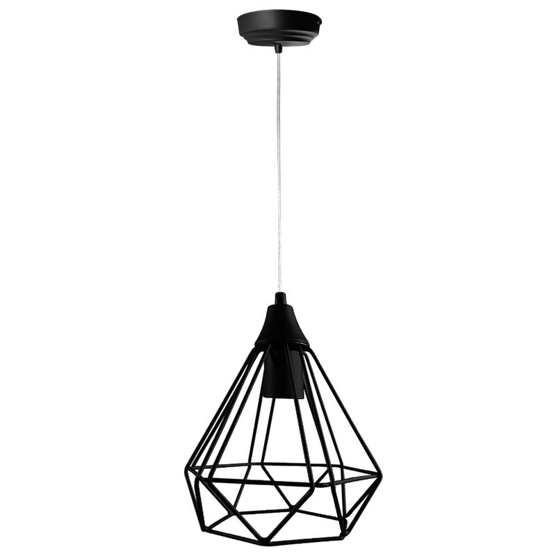 Lámpara Colgante Vintage Negra Mil Luces image number null